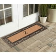 thumbnail image 7 of A1 Home Collections Outdoor Paisley Monogrammed Z Doormat, Bronze/Black, 47.25 in x 17.71 in, 7 of 7