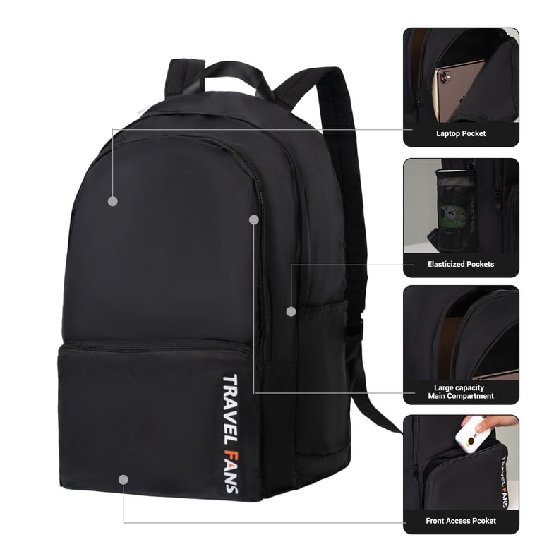 best small personal travel computer backpack Pro 40L Weighs only 1.66 lbs with breathable padded shoulder straps and an adjustable chest buckle for all The Best Laptop Backpacks for