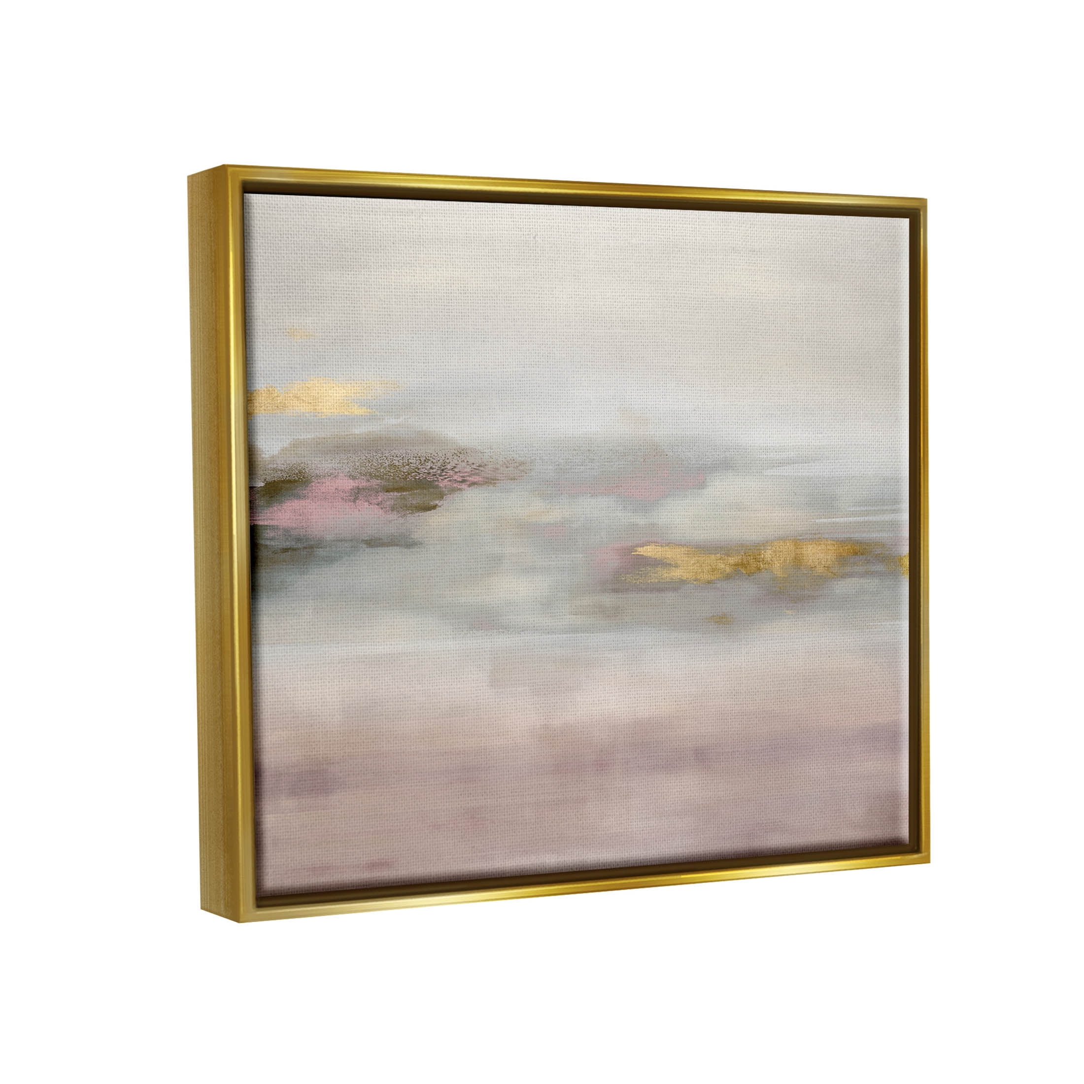 Abstract Glam Detail Arrangement Abstract Graphic Art Metallic Gold Framed Art Print Wall Art