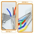 thumbnail image 4 of Meijiashe Reusable Stainless Steel Straws Set with Silicone Tips and Sleeve, 4 of 11