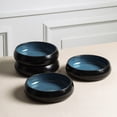 thumbnail image 6 of Stone Lain Lagoon 12-Piece Dinnerware Set Stoneware, Service for 4, Blue, 6 of 6