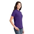 thumbnail image 4 of Port Authority Women's Heavyweight Cotton Pique Polo. L420, 4 of 6