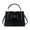 Black, variant on LIKE DREAMS Vegan Leather Noa Structured Bowtie Crossbody Bag, Mauve