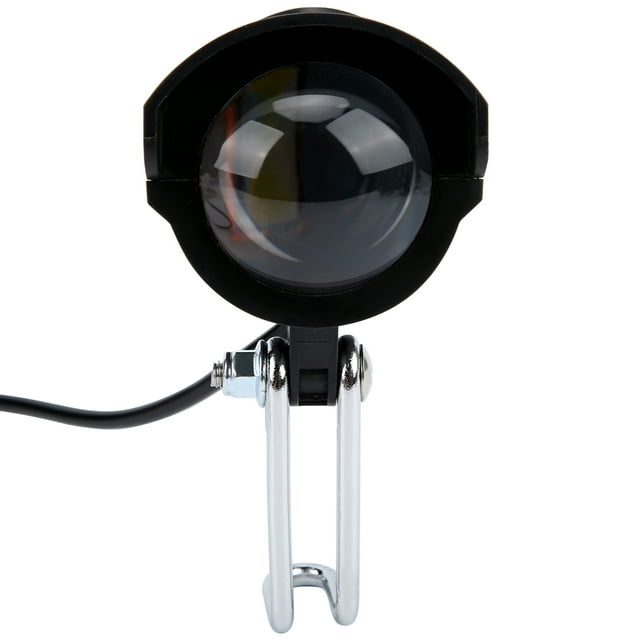 Luz LED para bicicleta de 12 V a 72 V con bocina incorporada, faro y bocina 2 en 1 para scooters eléctricos y bicicletas eléctricas