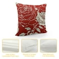 thumbnail image 4 of Leisuo Red Rose Pillow Cover, Romantic Art Line Drawing Flower Petals Throw Pillowcases Decorative Cushion Cover for Wedding Valentine's Day Engagement Decor, 4 of 5
