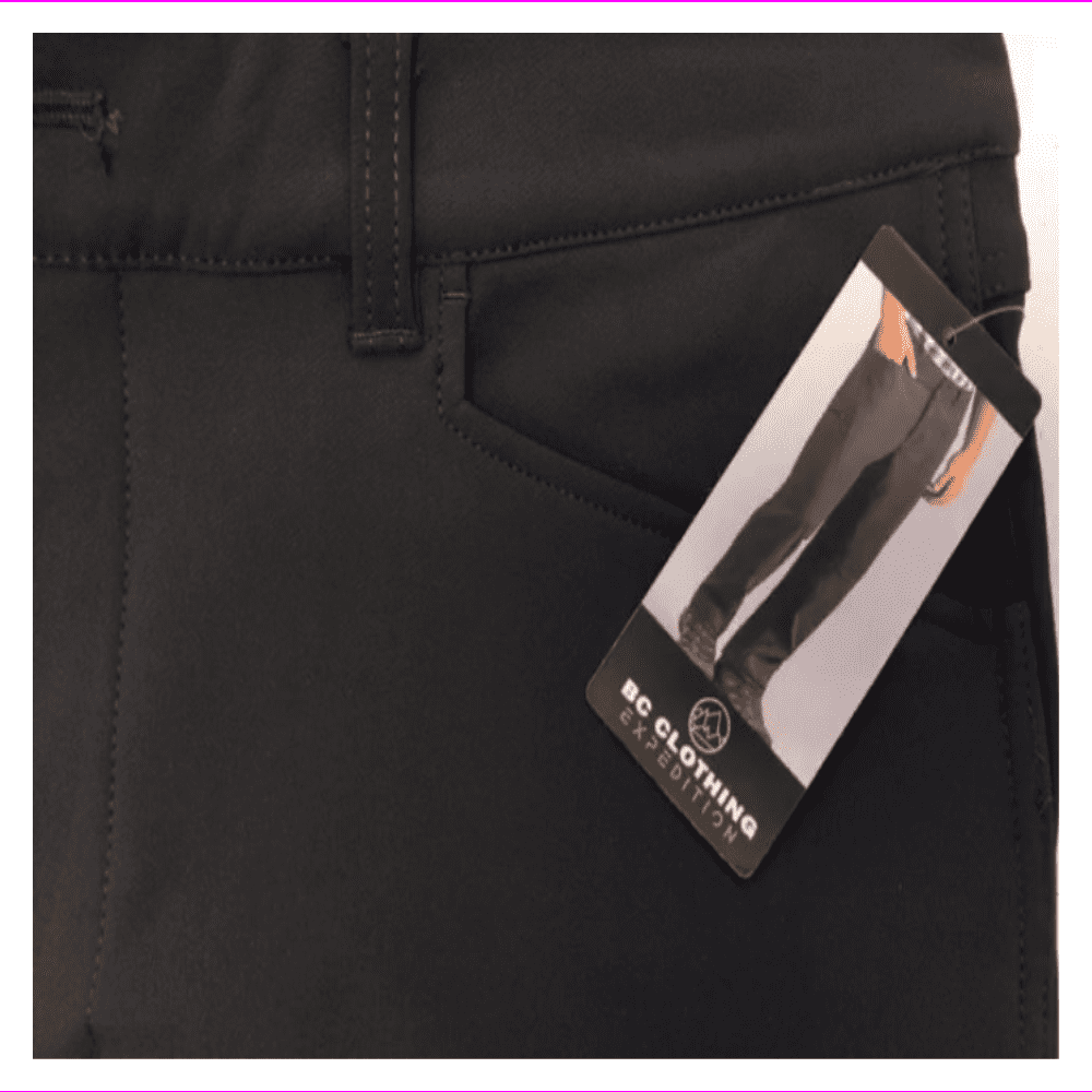 BC Clothing Expedition Men's Pants Zip Cargo Pockets 34x34/Charcoal
