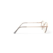 Walmart Women's MV026 Marissa Round Prescription Eyeglasses with Case, Gold