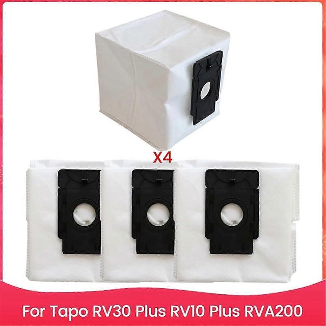Vacuum Cleaner Bags Replacement for Tapo RV30 Plus RV10 Plus RVA200 Robot Vacuum Parts Large Capacit