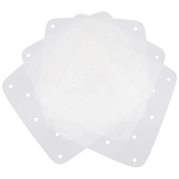 100 piezas de freidores de aire de 100 piezas revestimientos de papel antiadherente desechables desechables para freidora de aire para freidora