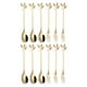 thumbnail image 1 of 12pcs Spoon de postre y horquilla Set de acero inoxidable Mezcla de pasteles de pastel de cuchara, 1 of 8