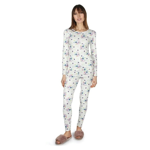 MeMoi Women's Scalloped Edge Floral Two-Piece PJ Set - Womens - Female