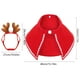 thumbnail image 3 of Conjunto de disfraz de perro ganso de Navidad | Conjunto de Mascota para Porche Navideño Rojo Poliéster | Repelente al agua, correas seguras, lavables, 11.8"x9.8" | Decoración festiva para fotos, 3 of 8