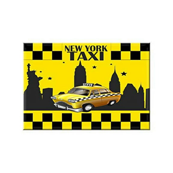 New York Taxi Magnet 2x3 Inches