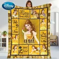 thumbnail image 2 of Manta ligera con estampado de princesas de Disney para sala de estar, dormitorio, habitación de niños, cálida, regalo de Navidad, 2 of 5