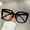 black, variant on Oversized Square Eyeglasses Frames 2024 New in Brand Design Spectacles Ins Trendy Vintage Multicolor Rim Women Eyewear