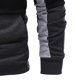 thumbnail image 4 of Sudaderas con capucha para hombre Sudadera de manga larga con bolsillo de costura tricolor Pompotops oipoqjl16930, 4 of 6