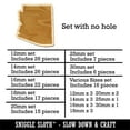 thumbnail image 2 of Arizona State Silhouette Wood Mini Charms Shapes DIY Craft Jewelry - No Hole - 18mm (17pcs), 2 of 7
