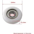 thumbnail image 5 of lote De 4 Roulements Billes En Acier Blanc 10 X 40 X 10 Mm Pour Porte Et Fentre, 5 of 5