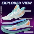 thumbnail image 2 of Women Men Basketball Shoes Breathable Men Non Slip Outdoor Fashion Unisex Sneakers, 2 of 13