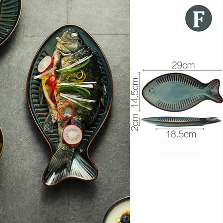 

Ceramic Plate Cutlery Home Personalized Innovative For Salads Sandwiches F