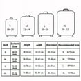 thumbnail image 3 of Thick Elastic World Map Luggage Protective Cover Zipper Suit For 18-32 inch Bag Suitcase Covers Trolley Cover Travel Accessories, 3 of 5
