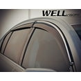 thumbnail image 3 of WellVisors Side Window Wind Deflector Visors - Lexus GS300 GS350 GS430 GS450h GS460 2006 2007 2008 2009 2010 2011 with Chrome Trim, 3 of 4
