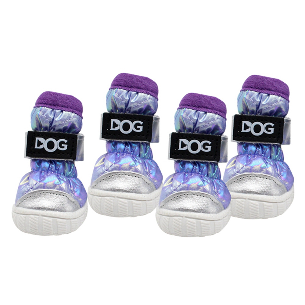 Dog Boots for Medium Large Dogs, Waterproof Winter Dog Shoes with