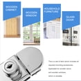 thumbnail image 2 of 1 cerradura para puerta de vitrina, pestillo para vitrina, accesorio para muebles (plateado), 2 of 5