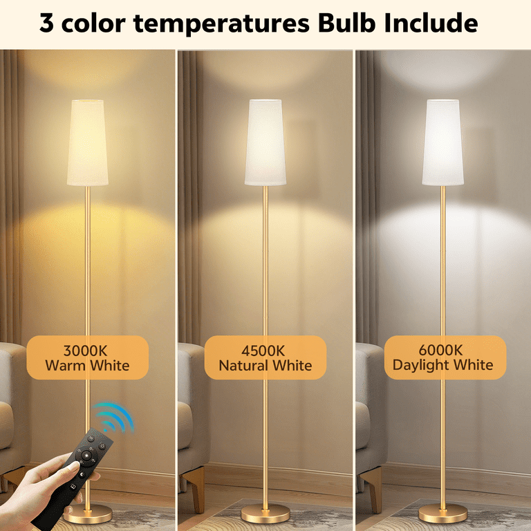 Untimaty 66" Dimmable Floor Lamp With Remote Control photo 6