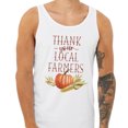 thumbnail image 2 of Thank Your Local Farmers Tank Top Unisex Large White, 2 of 5