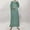 Mint Green, variant on asdoklhq Dresses for Women Contrasting Color Slim Temperament Long Skirt with Foil Splicing Muslim Dress Dress Green S