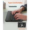 thumbnail image 3 of Teclado y Mouse Bluetooth Negro Plegable para Tablet Teléfono Laptop, 3 of 8