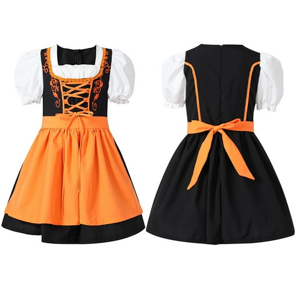 XAOFW Girl's Dresses Sleeveless Square Collar Patchwork Elegant Dress Party Night Cozy Breathable Sundresses