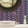 thumbnail image 3 of PVCS 1Set 10pc Self Adhesive Tile 3D Sticker Kitchen Bathroom Wall Sticker Decoration, 3 of 7