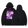 thumbnail image 1 of Moonsky Sudadera con capucha de moda para mujer de la cantante pop Dem/0n HUNTR/X con jersey corto, suave y cómoda, top de manga larga para uso informal en primavera, otoño e invierno. (Negro L), 1 of 3
