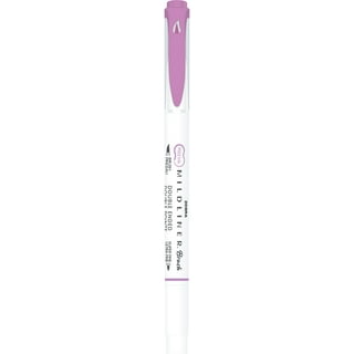 Zebra Metallic Brush Pen - Pink