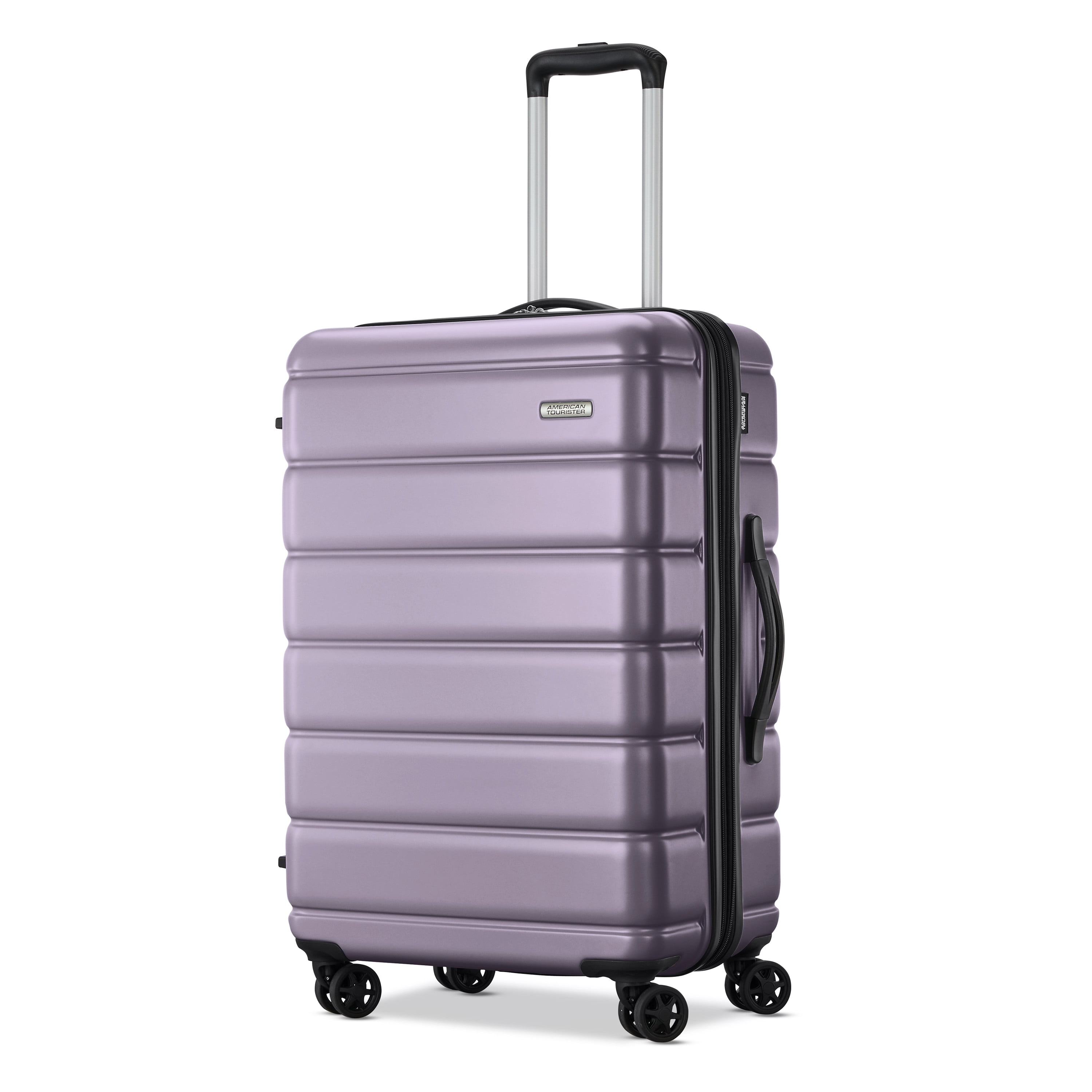American Tourister Roll Out 2-Piece Luggage Set with Spinner Wheels (Carry on/Medium Checked) - Icy Lilac