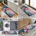 thumbnail image 6 of Pioneer Flower Floral Print Pattern Kitchen Rug Mat,Kitchen Runner Rugs Non Skid Washable,Decorative Kitchen Floor Mats for Kitchen,Sink,Laundry,17"x47.2", 6 of 7