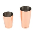 thumbnail image 2 of Cocktail Shaker, Cocktail Bartending Mixer Shaker Rustproof Widely Used Damp Proof Colorfast  For Barbecues Mirror  With Bottom Cup,Gold Plated With Bottom Cup,Copper Plated With, 2 of 8