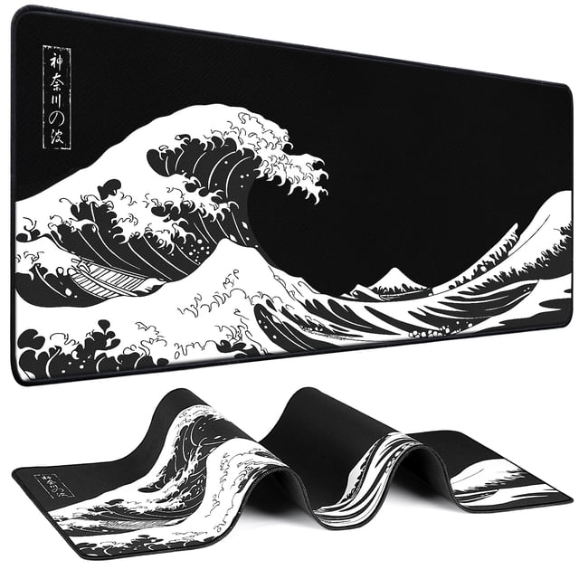 Mouse Pad Yuhijoy Kanagawa Grande 80 x 30 cm Antideslizante