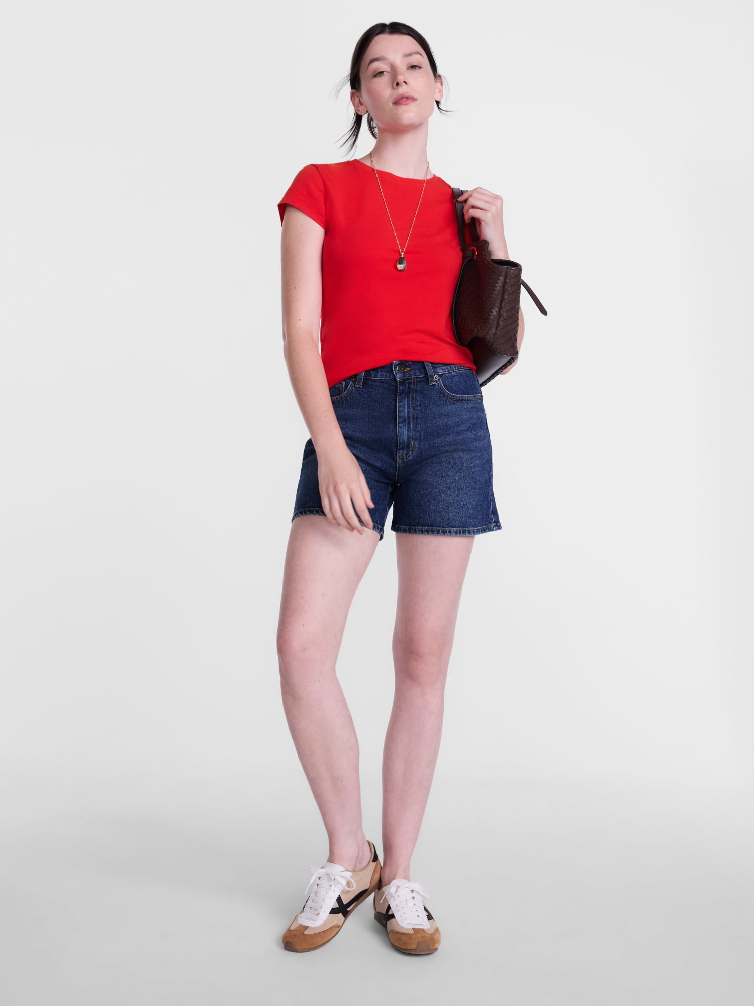 Scenario Women's and Women's Plus Tee with Short Cap Sleeves, Sizes XS-4X
