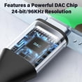 thumbnail image 5 of J&D Cable De Audio Usb-C A Ts De 6,35 Mm, 1/4 Pulgadas, Usb Tipo C Chapado En Oro A Conector Mono Macho De 6,35 Mm, 1/4 Pulgadas, Cable Adaptador Auxiliar Con Revestimiento De Pvc, Compatible Con Ipho, 5 of 5