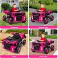 thumbnail image 5 of WildBreak 12V Ride on Dump Truck, Construction Vehicles Tractor, Electric Car Ride on Toys, Pink, 5 of 6