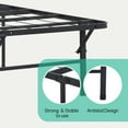 Bed Frame, Foldable Metal Platform Bed Frame Mattress Foundation Box