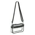 thumbnail image 1 of Unique Bargains 8'x5' Stadium Approuvé PVC Sac à Main à Bandoulière, Noir, 1 of 6