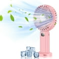 thumbnail image 5 of Dopebox Portable Window Air Conditioner Small Table Fan 12v Portable Air Conditioner 3 Speed Evaporative Cooler, for Room Desk Office (Pink), 5 of 9