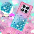 thumbnail image 3 of Case for FOXDOCK Xiaomi Redmi Note 14 Pro 5G TPU Shockproof Gradient Liquid Glitter Design, 3 of 5