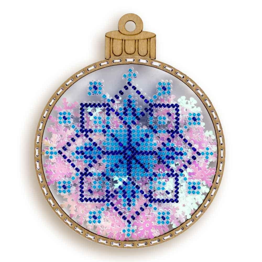 Set for embroidery with beads on a plastic base FLPL-063