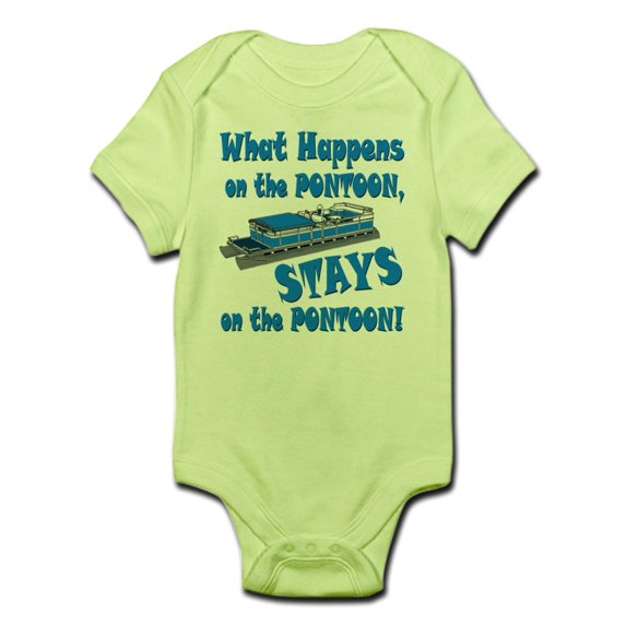 CafePress - On The Pontoon Body Suit - Baby Light Bodysuit