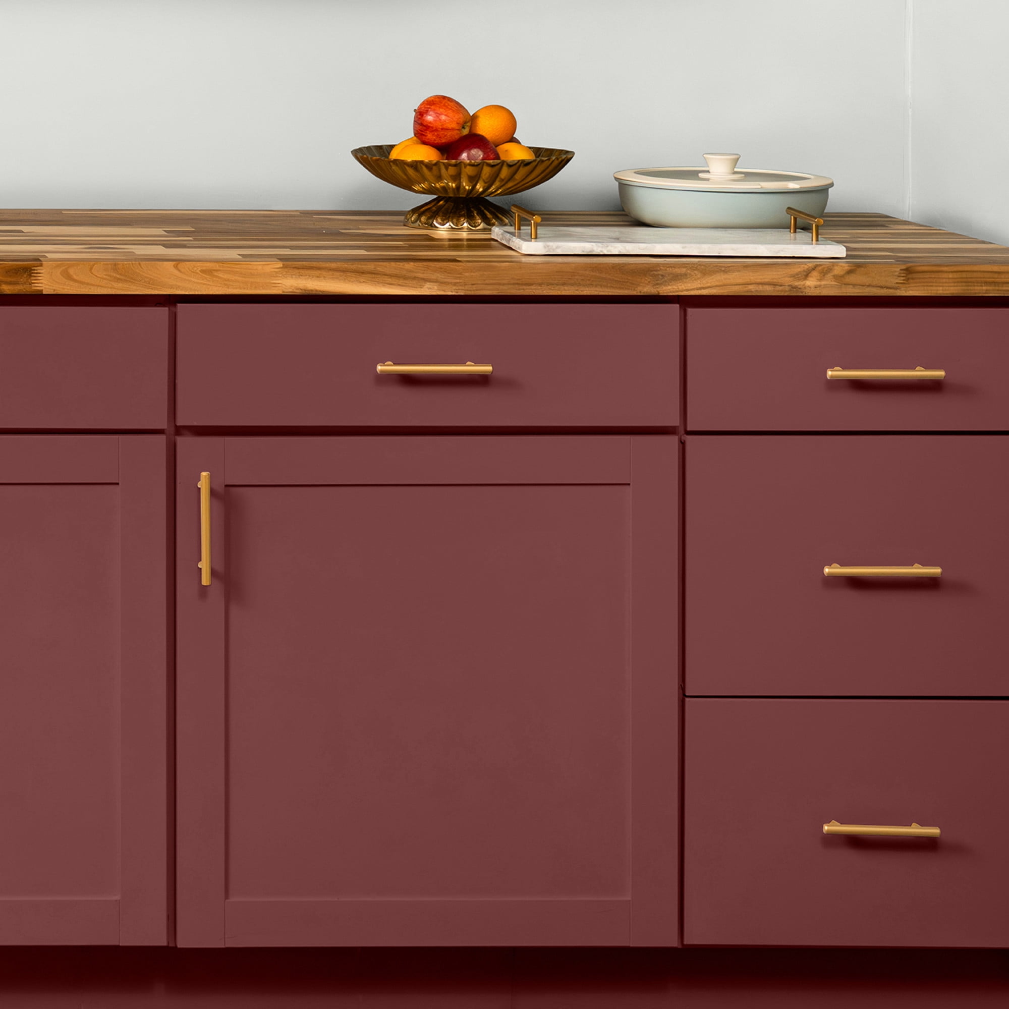 Glidden Cabinet Door and Trim Semi Gloss Paint, Bordeaux, 1 Quart